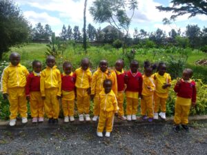 Learners pose for a photo